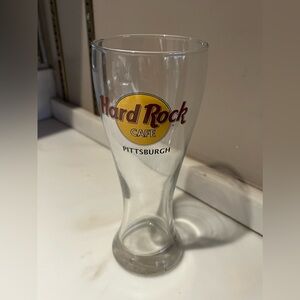 HARD ROCK CAFE Pilsner Glass- Pittsburgh